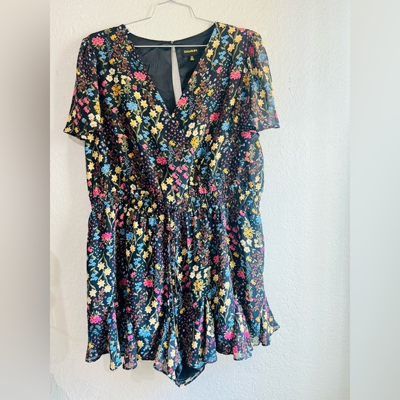 Sugarlips Midnight Countryside Babygirl Romper size 3X like new - Picture 6 of 16